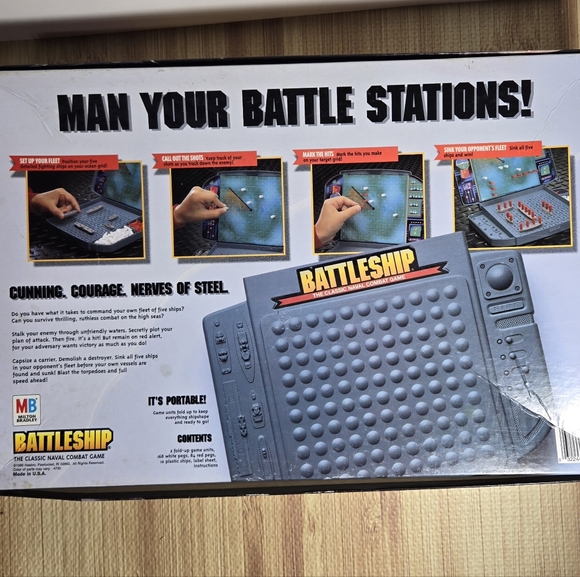 BATTLESHIP Game Milton Bradley 1998 Edition - Picture 3 of 5